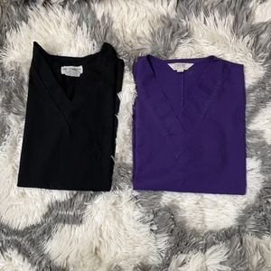 Scrub tops - medium